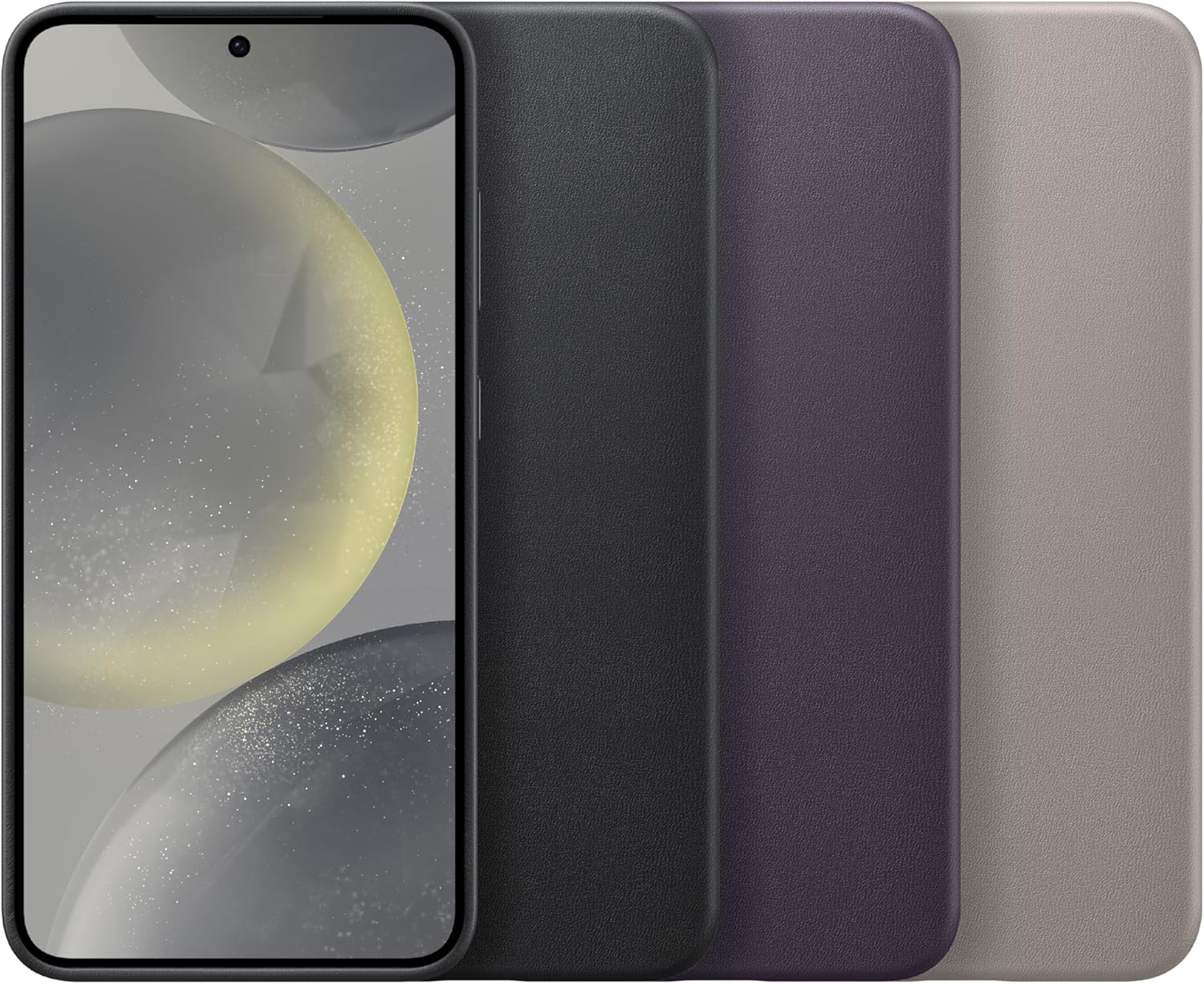 كڤر حماية جلد نباتي لهاتف Galaxy S24 |بنفسجي غامق كڤر حماية جلد نباتي لهاتف Galaxy S24 |بنفسجي غامق